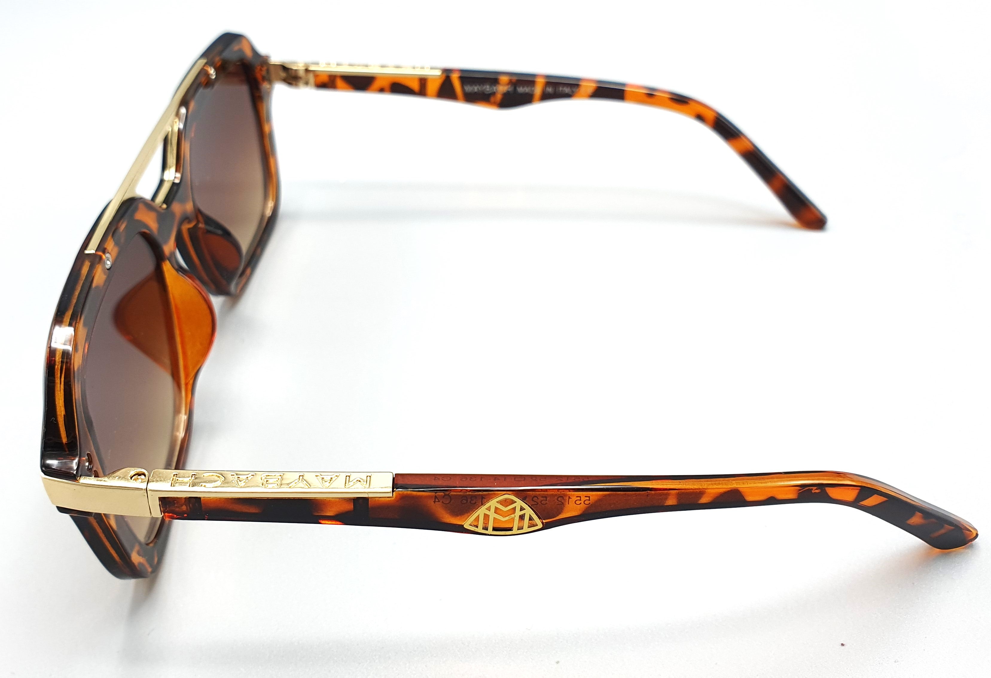 MAYBACH - 5512 - 52/14-136 C2 - BROWN SHADE Lens with - BROWN CHEETAH frame - Sunglasses